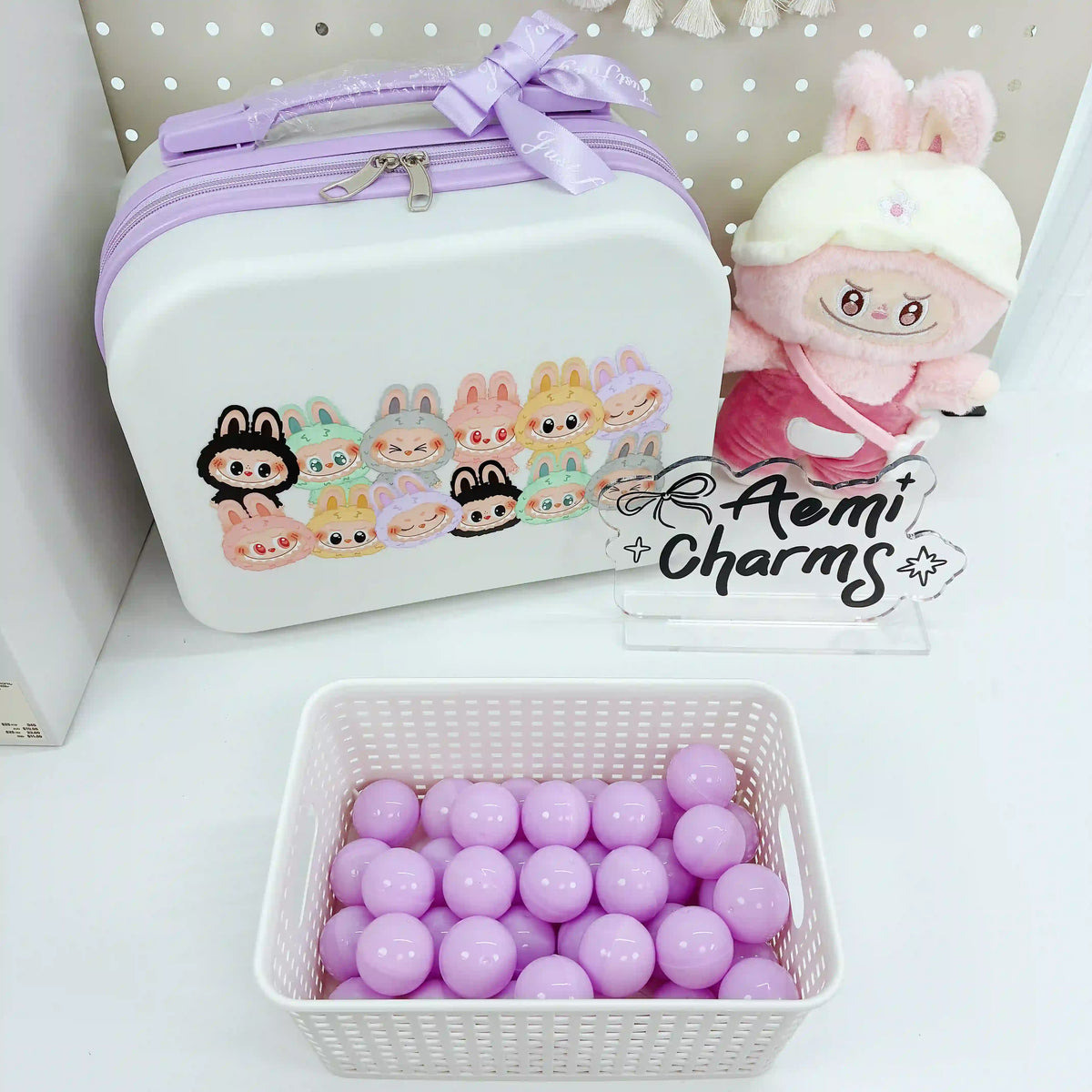 Juego de maletas Kawaii Lucky Scoop de 14 pulgadas