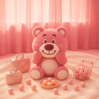 Juego de maletas Kawaii Lucky Scoop de 14 pulgadas